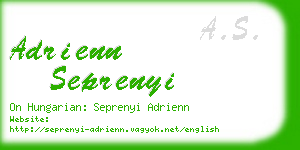 adrienn seprenyi business card